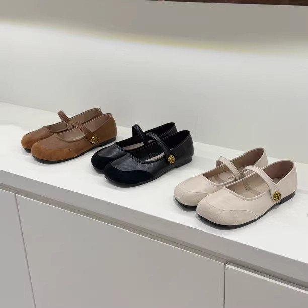 Mary Jane Shoes Soft Soles Do Not Tire the Feet Women's Shoes Summer Pumps Ballet Single Shoes One Foot Lazy