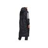 Adidas Terrex Windproof Warm Hooded Casual Long Cotton Coat Women Coats Black FT2547