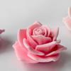 3D Rose Flower Silicone Mold Car Decoration Aroma Candle Gypsum Resin Molds Handmade Candy Chocolate Baking Tool