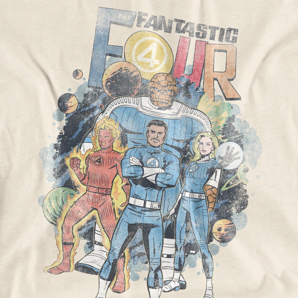 Fantastic Four Womens/Ladies Cosmic First Family T-Shirt