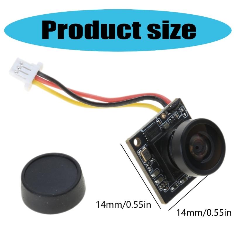 High Resolution 800TVL FPV Mini Camera 2.1mm Lens Switchable Format For FPV Racing UAV Use with Mount Holder