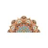 Colorful Mandala Lotus Flowers Wall Sticker Symbol Namaste Removable Vinyl Decal Decor Bedroom Meditation Yoga Studio Posters