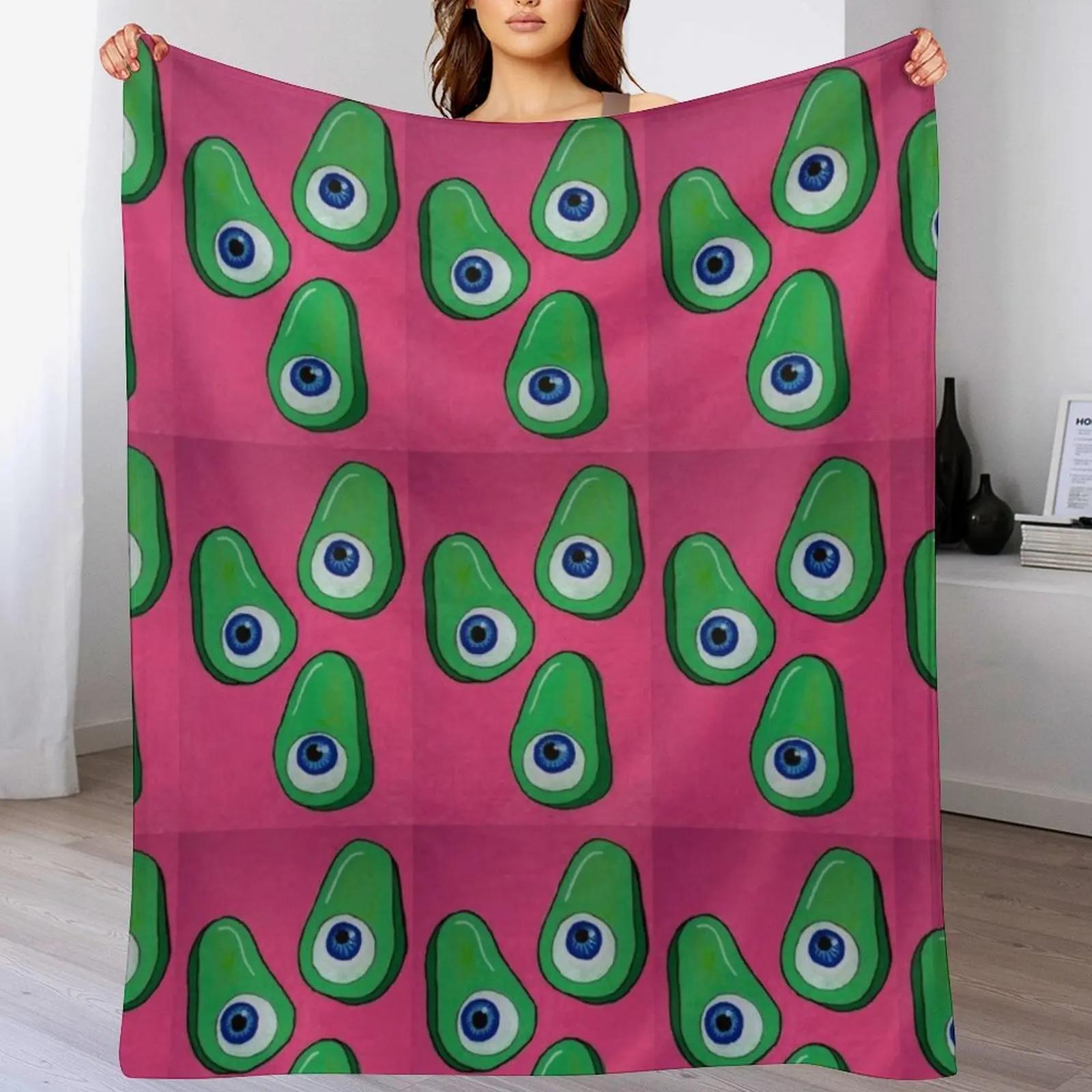 New Eyevacados Throw Blanket Cozy Throw Blanket Birthday Gift for Him Her 102x76cm(40x30in)