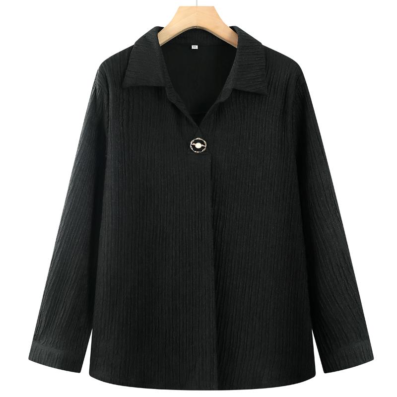 Plus Size 3XL-8XL Oversize Elegant Blouses for Women Tops Loose Long Sleeve Shirt Vintage Clothes