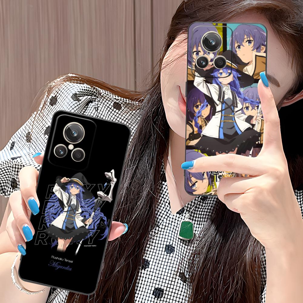 Mushoku Tensei Roxy Mobile Phone Case for Realme GT 8 Neo Pro C75 73 71 C67 65 C55 53 C35 31 C20 15 Colorful Printing Cover