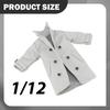 1/12 Figure Clothes Trench Coat Kids Gifts Cloth Windbreaker Mini Doll Model Costume for 6" Male