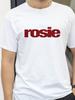 Rosie Print Graphic Womens TShirt New Album Number One Girl Same T Shirt Men Women Clothing Harajuku Tees Short Sleeve Tees