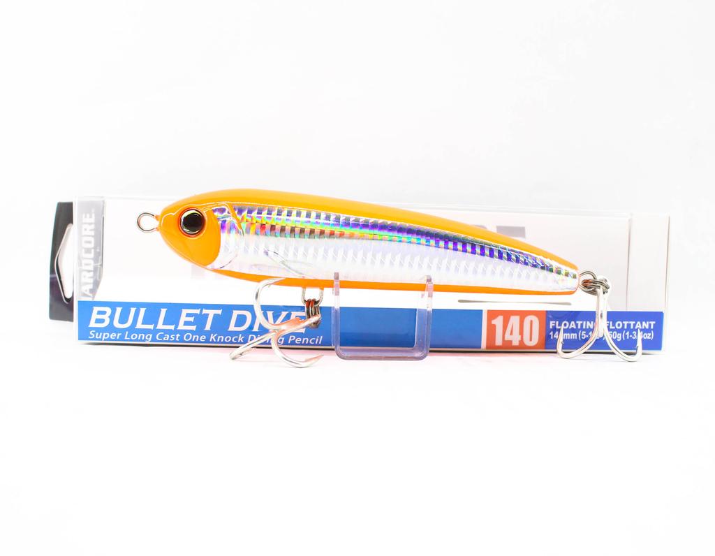 Yo Zuri Duel Hardcore Bullet Dive 140 mm Floating Lure F1222-HSO (8930)
