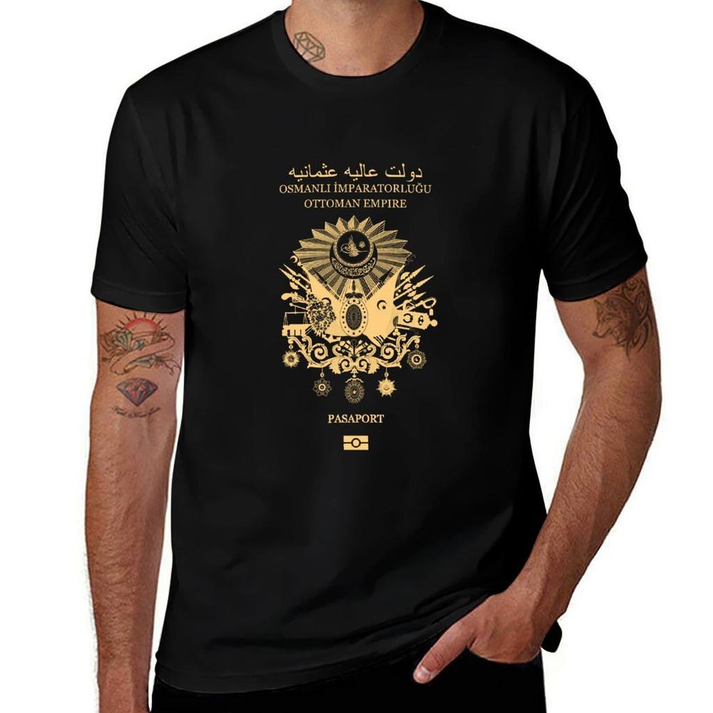 Ottounisex Empire Passport Tshirt Sporty Breathable Short Sleeve Tshirt