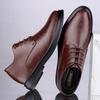 Men Dress Shoes Elevator Shoes Platform Breathable Casual Business Luxury Genuine Leather Soft Heightening Shoes 7CM Taller Male