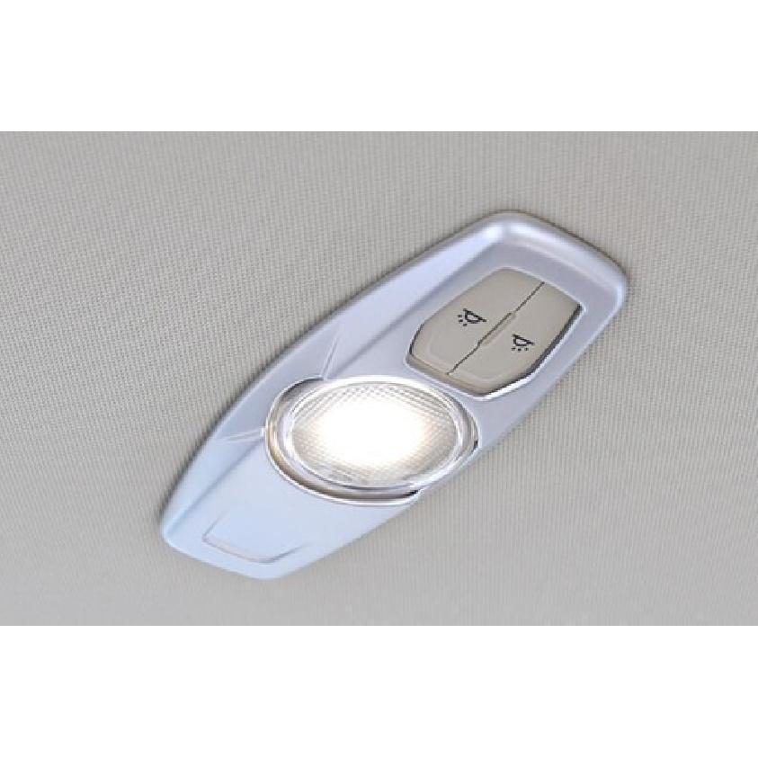 Fit For Ford Edge 2015- 1PCS Cover Trim Rear Reading Lamp Frame Matte Silver