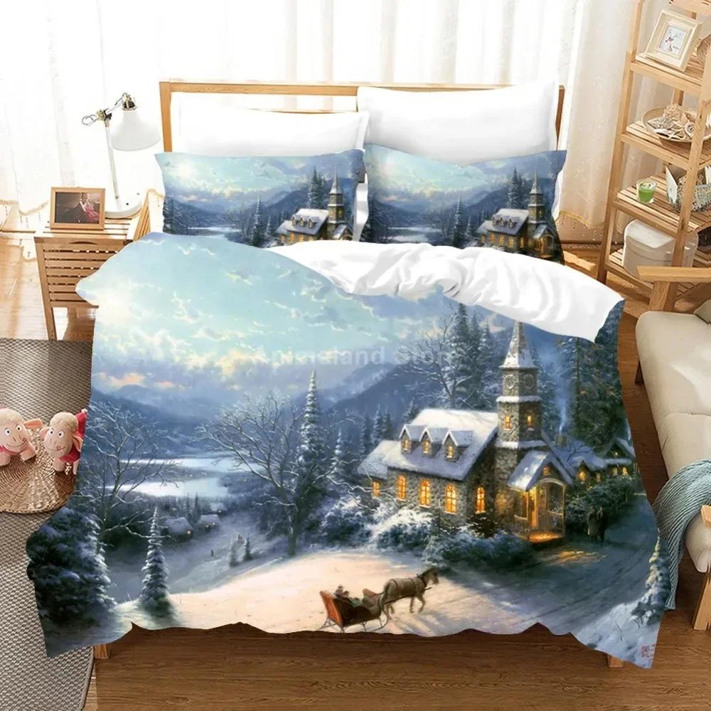 Oil Painting Van Gogh Star Sky Comfortable Duvet Quilt Cover Pillowcase Bedding Set Children Bedroom Decoration Home Textile