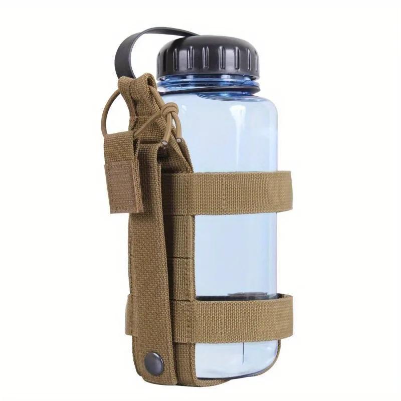 2025 Water Bottle Holder New Molle Water Bottle Pouch Bag Portable Outdoor Travel Hiking Water Bottle Holder Kettle Carrier Bag хаки