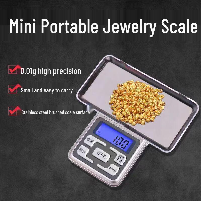 Portable High-Precision Rechargeable Jewelry Scale