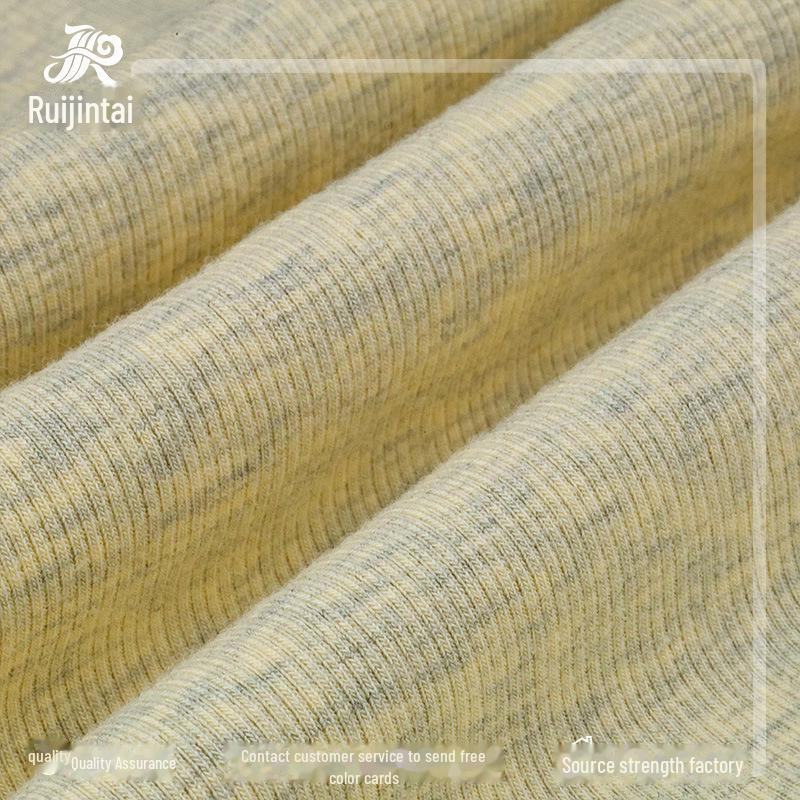 2x2 Snowflake Rib Korean Stretch Fabric - 250g/300g Dot Yarn Blend
