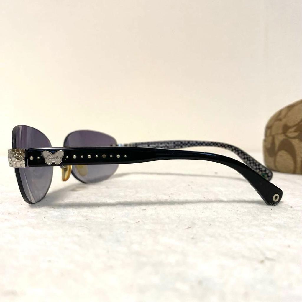 Used COACH BECKETT S345A sunglasses with case