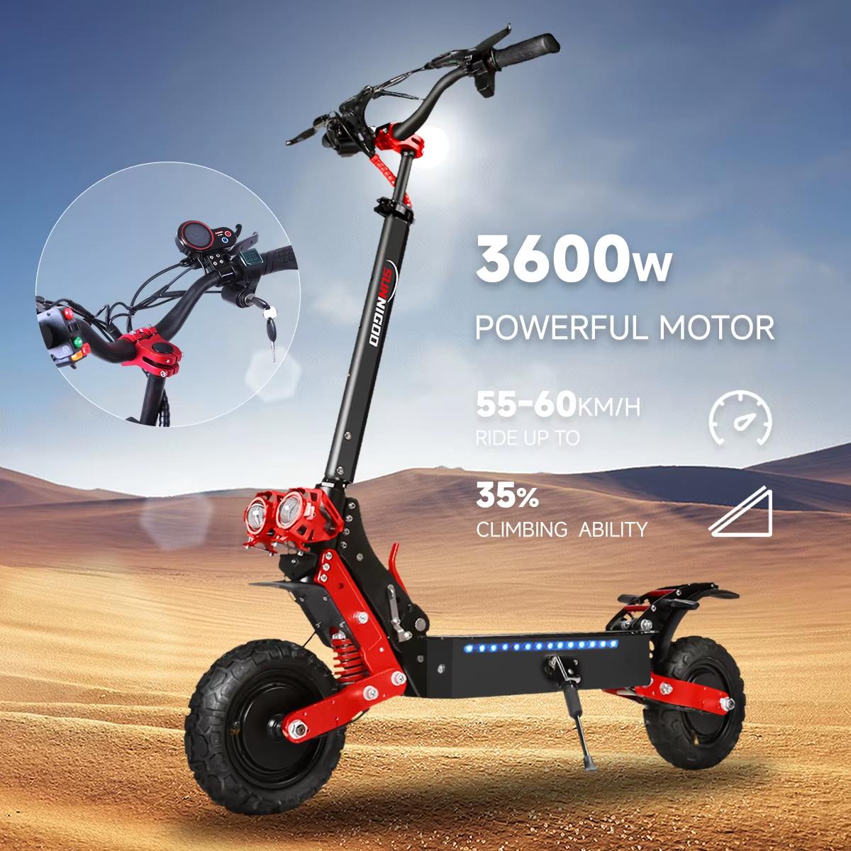 SUNNIGOO X7 Elektriskais skrejritenis 3600W Divu