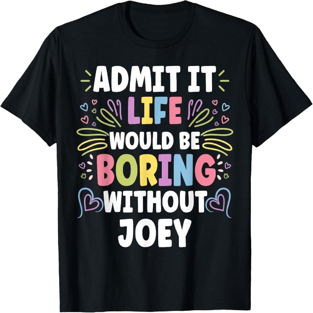 

JOEY Personalized Name Funny Cute Custom JOEY Name T-Shirt XXXXXL чорний
