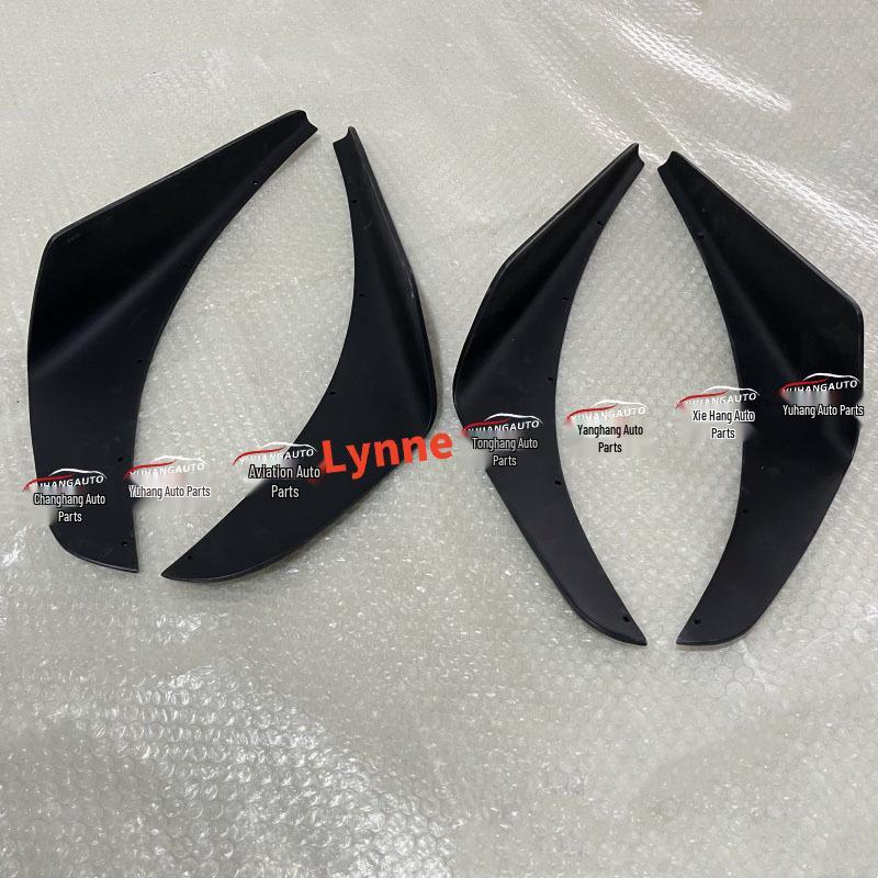 Mitsubishi EVO7-9 VOLTEX Fiberglass Front Bumper Kit: 4PCS Wind Deflectors & Small Spoilers, 36mm Thick.