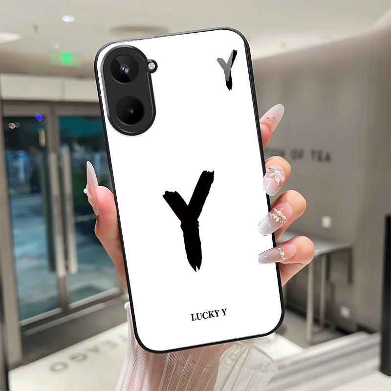 Case For Realme 10 Pro Plus 4G 5G Lucky Letters Back Cover Capa For Realme10 10Pro 10Pro+ Tempered Glass Soft TPU Protect Fundas