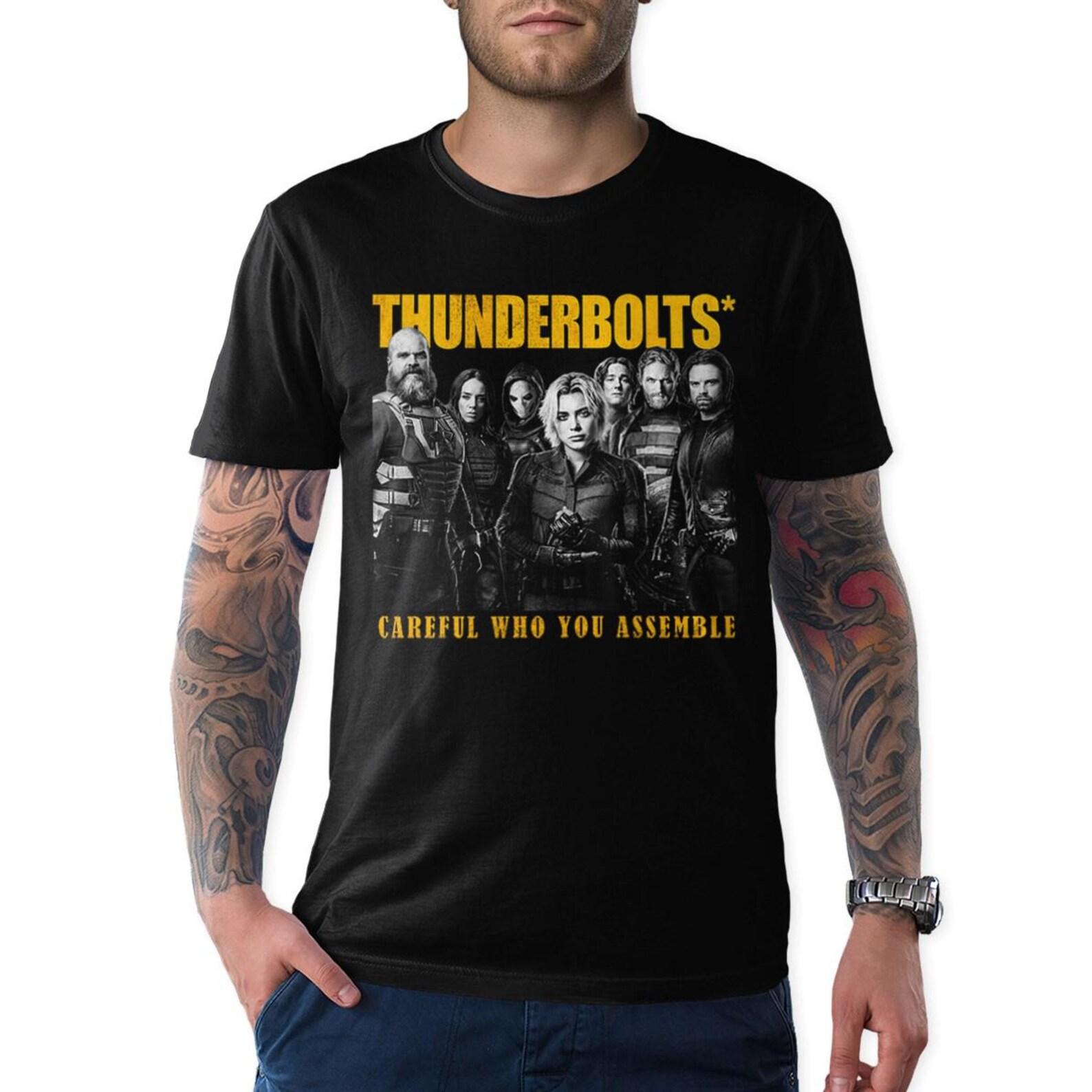 Thunderbolts Careful Who You Assemble T-Shirt, Men s and Women s Sizes (THS-220103) M
