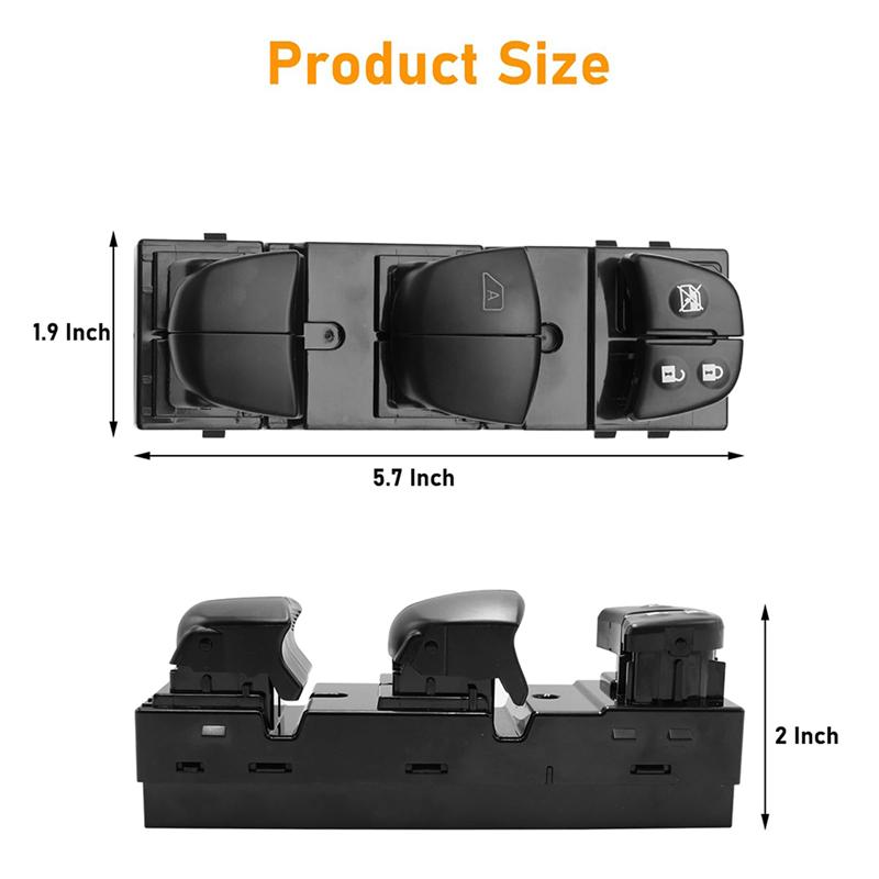 Portable 25401-3DF0B Power Window Switch Window Driven Switch For Nissan Altima TIIDA 2011-2014 LHD