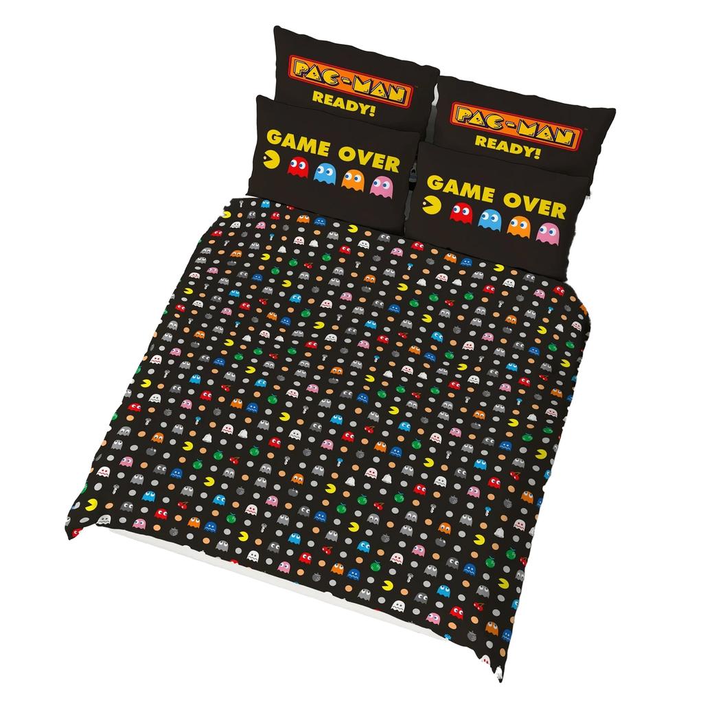 Pac-Man Maze Reversible Duvet Set