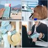 Passport Holder, with Credit Card Slot and Boarding Pass Slot Combo, Travel Wallet Case Book Travel Must Have, RFID Blocking Lea