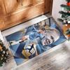 Erling Haaland Calcio Football Pattern Tappeto Morbido per Area Tappeto per Pavimento Interno Antiscivolo Tappetino Decorazione Sportiva per Camera da Letto