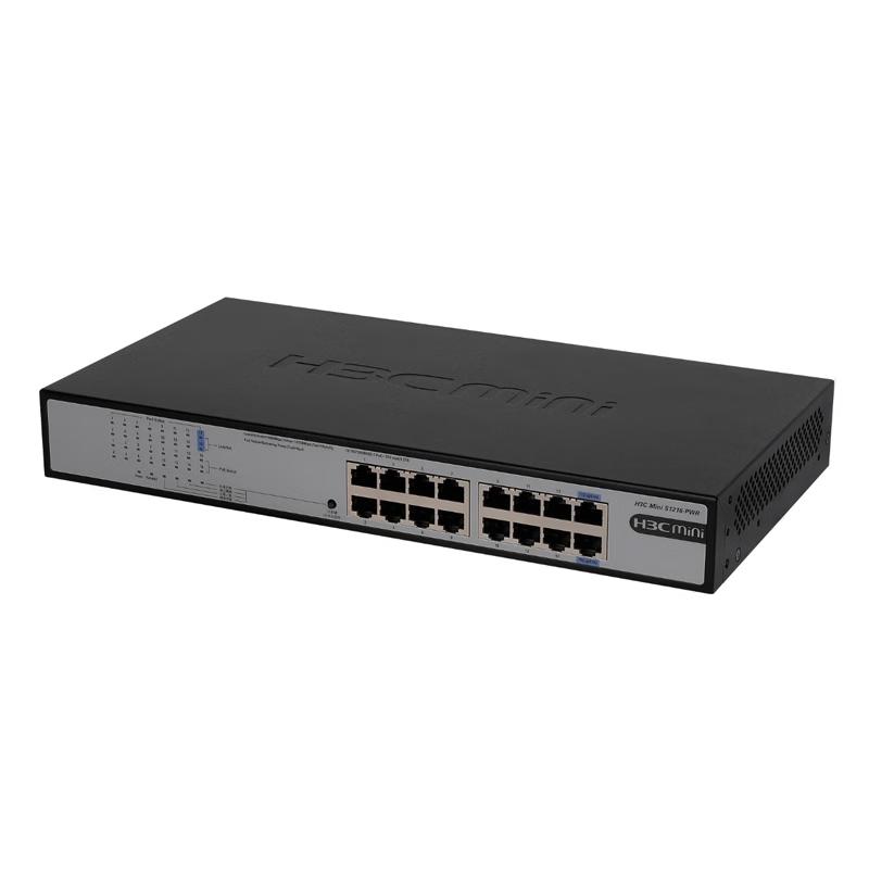 

H3C Mini S1216-PWR 16-Port Gigabit Unmanaged PoE Switch