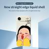 For iPhone 17 Air Case Girl Holding Face Pattern Printing Straight Edge TPU Phone Back Cover