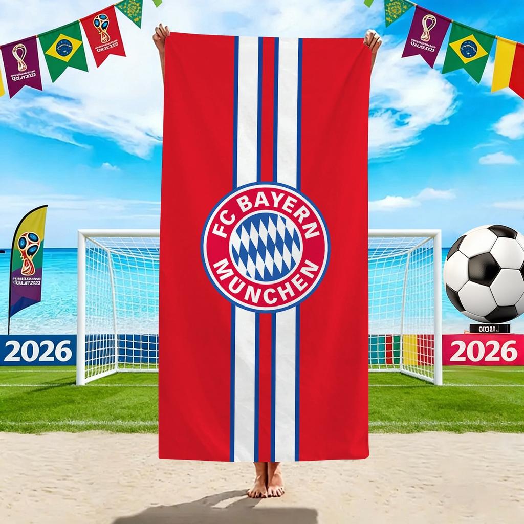 World Cup Beach Towels, Us-Canada-Mexico Football Team Microfiber Quick-Drying Absorbent Bath Towels, Sports Towels