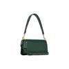 Coach Morgan 27 Color Sólido Cierre de Hebilla Correa de Hombro Desmontable Bolso de Mano de Cuero Bolsos de Mano para Mujer Verde Oscuro CE561-IMV1Y