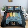 Gamepad Comforter Cover Twin Size Play Gamer Bedding Set Kids Young Man Video Games Polyester Duvet Cover Teens Game Quilt Cover