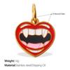 Fashionable Stainless Steel Tooth Pendant - Life Series Jewelry Accessory for Women