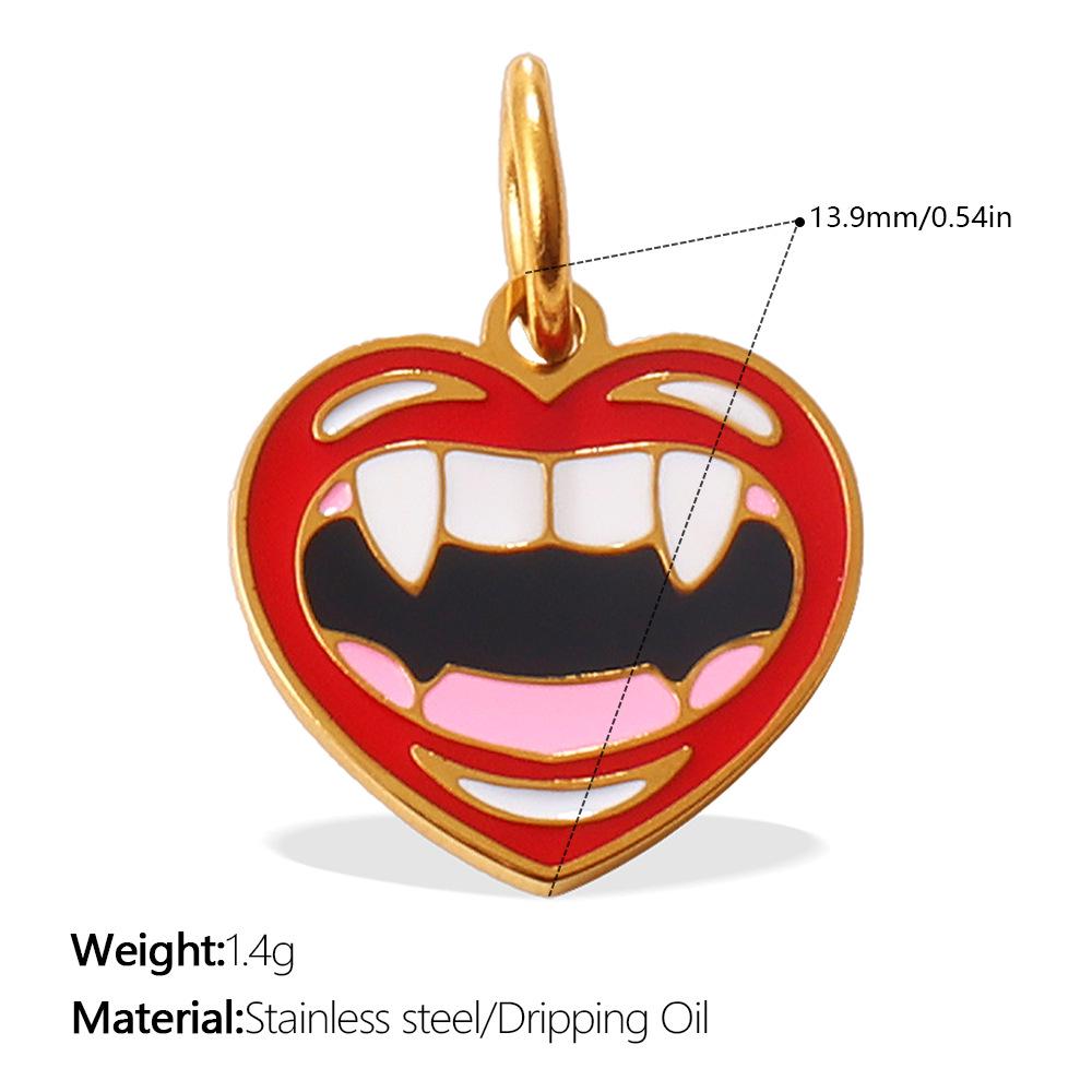 Fashionable Stainless Steel Tooth Pendant - Life Series Jewelry Accessory for Women