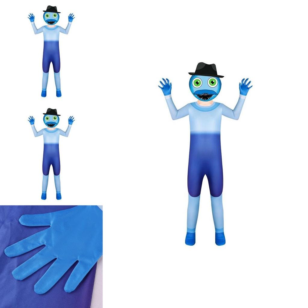 Poppy Playtime Huggy Wuggy Dad Cosplay Jumpsuits Mask Party Costume Outfits Perfect For Cosplay Parties And Halloween!