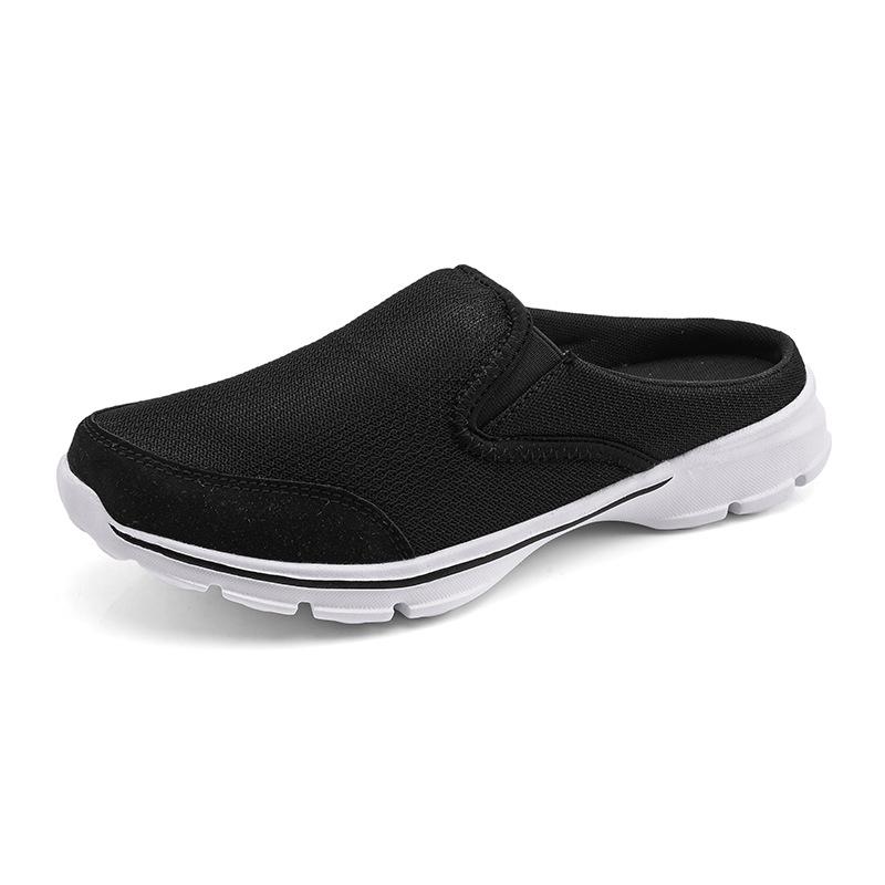 2025 Summer Unisex Plus Size Casual Mesh Half-Slipper Sandals