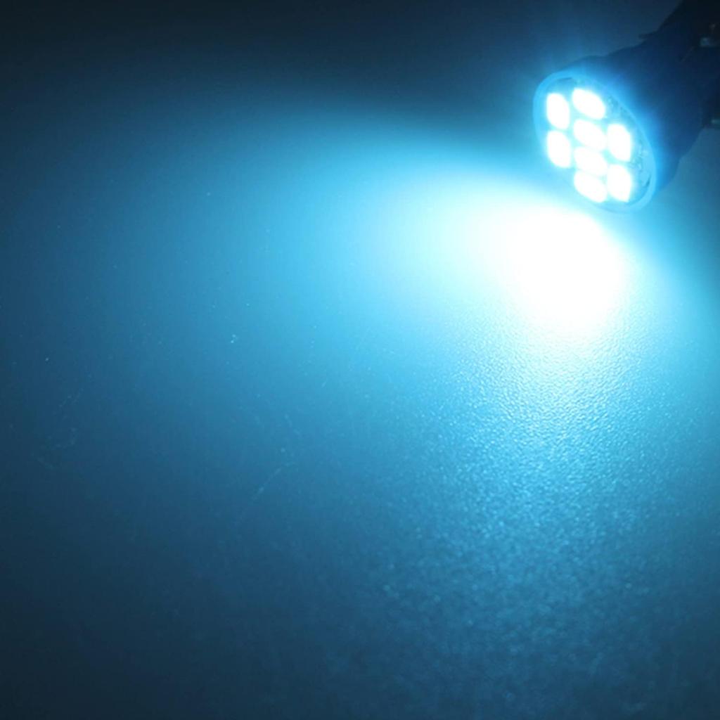 GLOFE Ice Blue T10 194 168 LED Instrument Panel Gauge Cluster Dashboard Light Bulb