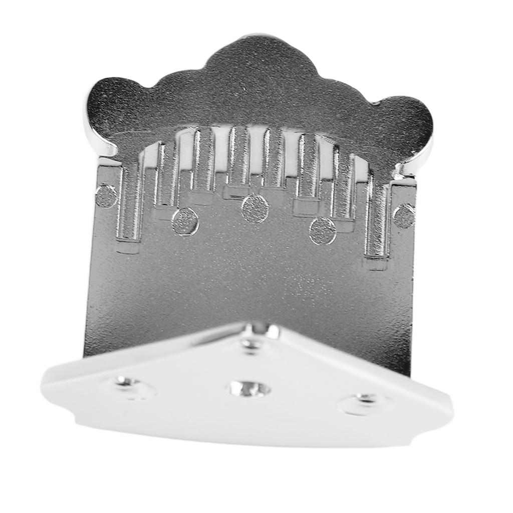 Mandolin Tailpiece 8 String Bridge Zinc Alloy Instrument Accessory for Replacement