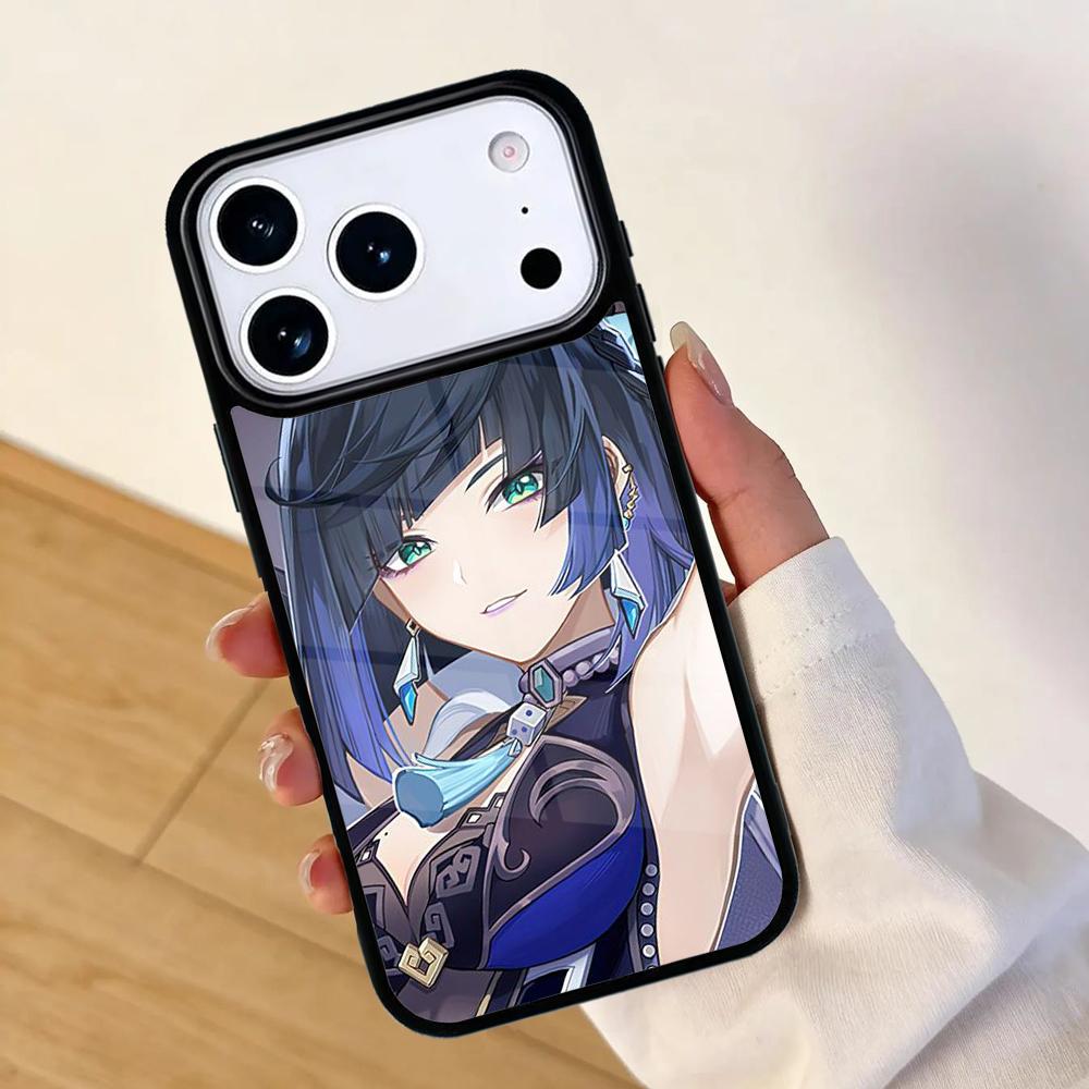 Yelan Genshin Impact Phone Case For Apple iPhone 17 air 16 Pro Max 15 Pro Max 14 13 12 11 Mini Back Cover
