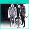 Cosplay Alien Romulus Xenomorph Predator Jumpsuit Adult Kids Costumes Bodysuits