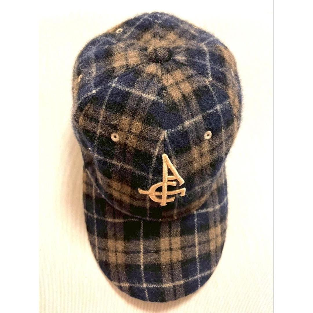 Used CA4LA Kashira Wool Check Cap Hat