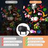 Christmas Halloween Projector Lights Outdoor 16 Pattern Slide LED Laser Projector Light Indoor Holiday Party Wall Decoration