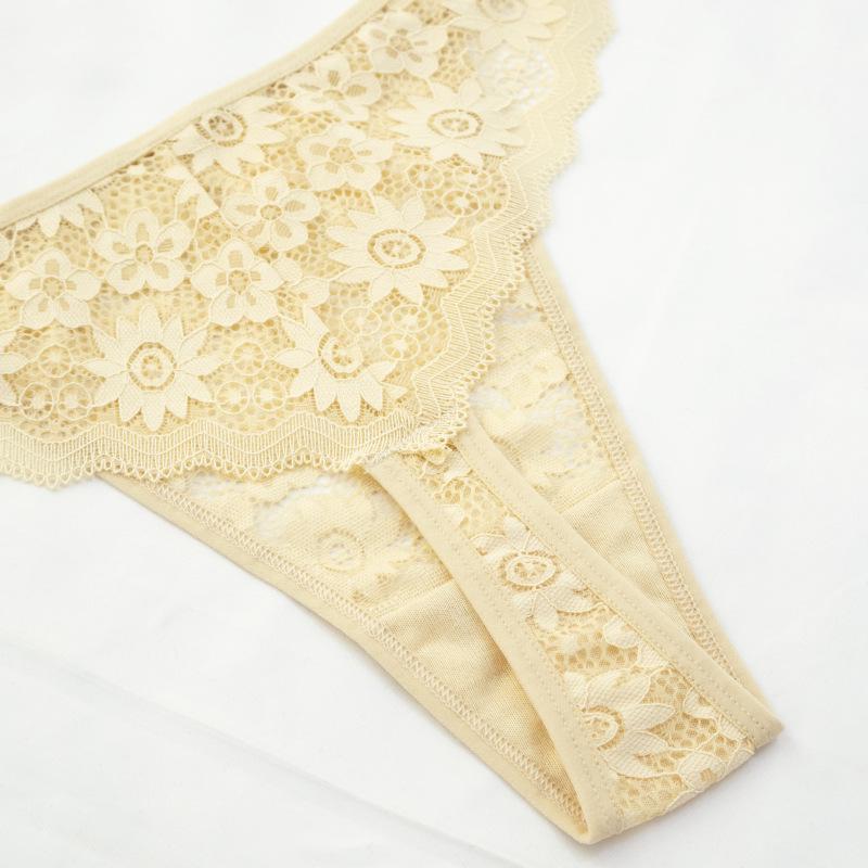Sexy Lace Thong Lingerie - Women's Temptation Lace Underwear for Fitness