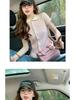 Women's Pink Slimming Petite Polo Knitted Short Sleeve Top - Summer 2025 Collection