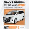 1:24 Scale Denza D9 AITO M9 Alloy Models Toys Diecast Cars 6 Doors Opened Miniature MPV Business Vehicles for Kids Birthday Gift