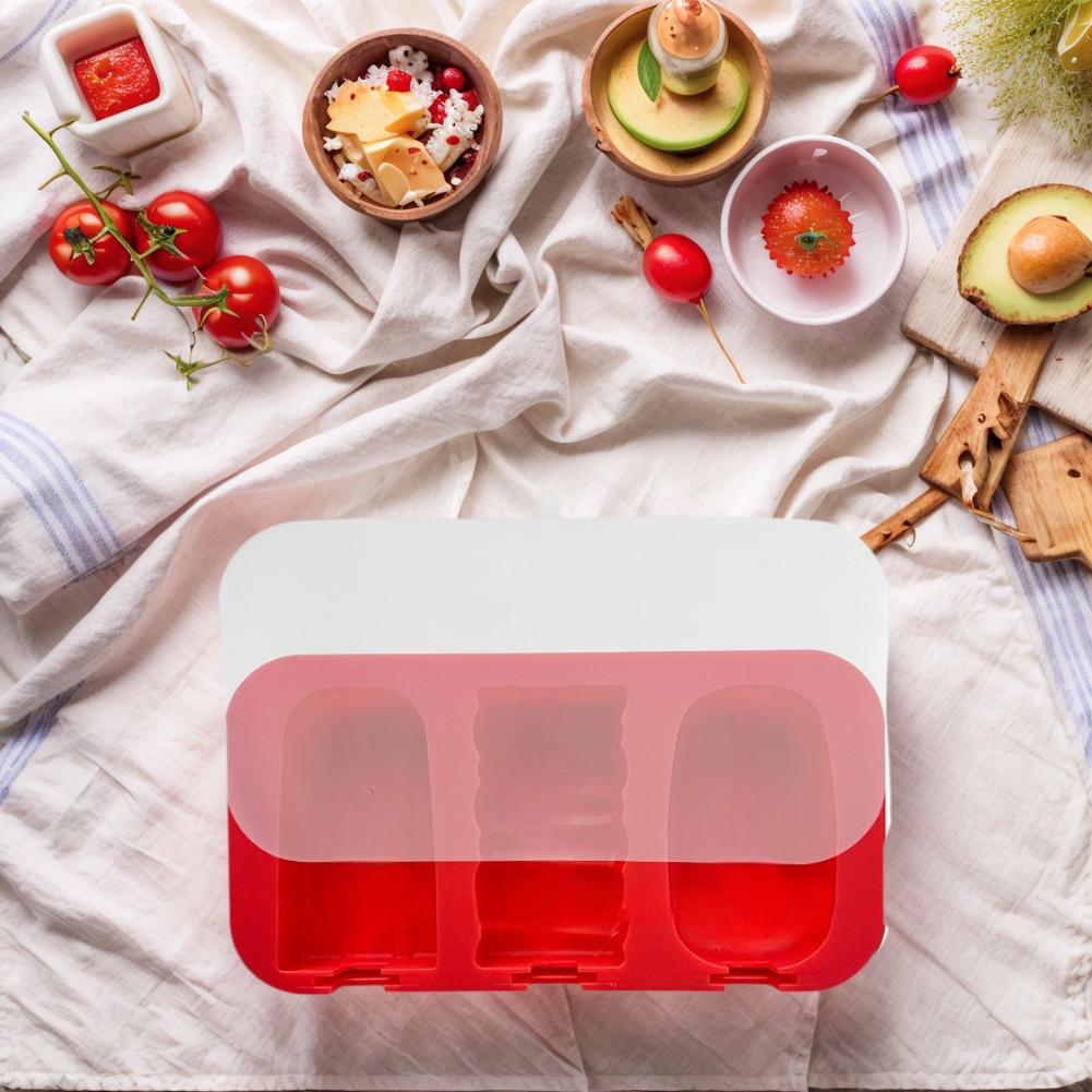 1-5er Set Stapelbare Eis am Stiel Form DIY Kombi Stapelbarer Eis am Stiel Maker Wiederverwendbare Eis am Stiel Form für Selbstgemachtes Eis