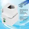 5Pcs Cat 3 Telephone Voice Module RJ11-90° ABS Network Module with Dust Cover Network Cable Information Module Telecommunication