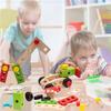 Blocco di Costruzioni in Legno Smontaggio e Smontaggio di Giocattoli a Vite Assemblaggio di Dadi Giocattoli Puzzle Giocattoli Educativi Montessori Giocattoli per Bambini
